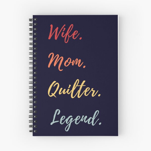 Item preview, Wife Mom Quilter Legend - Retro Quilting Quote - Quilting Lover designed and sold by Wiss2Arts.