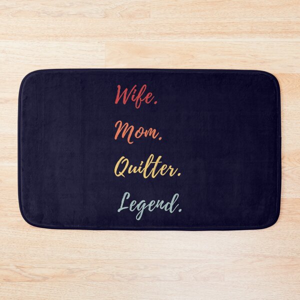 Item preview, Wife Mom Quilter Legend - Retro Quilting Quote - Quilting Lover designed and sold by Wiss2Arts.