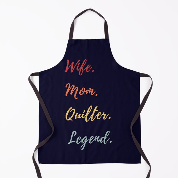 Item preview, Wife Mom Quilter Legend - Retro Quilting Quote - Quilting Lover designed and sold by Wiss2Arts.