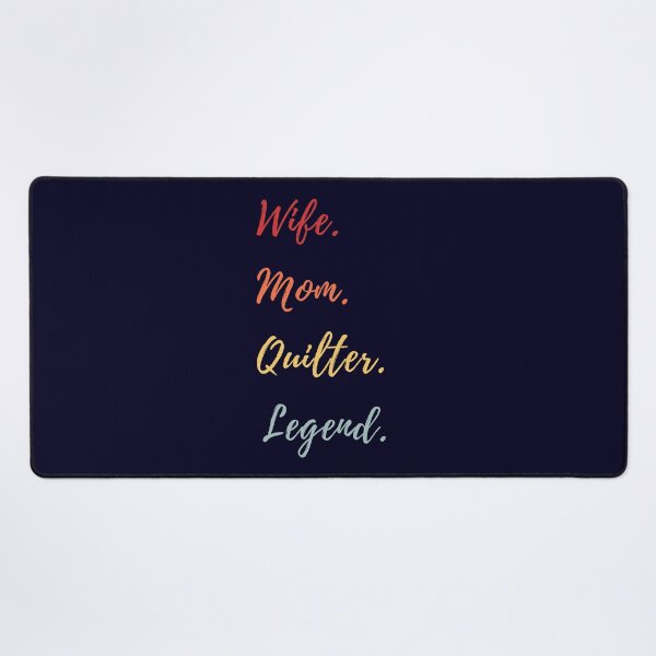 Item preview, Wife Mom Quilter Legend - Retro Quilting Quote - Quilting Lover designed and sold by Wiss2Arts.