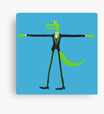 Tux Croco Canvas Print