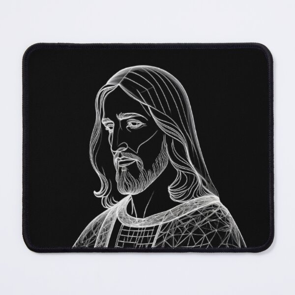 Item preview, Jesus in geometrical line 3 designed and sold by Warih.