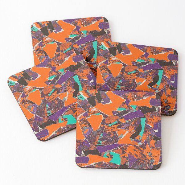 Item preview, Bold Abstract Collage – Vibrant Torn Paper Art designed and sold by ethnicdigital.