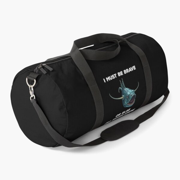 Item preview, Anglerfish I Must Be Brave Or Else I'll Never Know- Funny Anglerfish Lover  designed and sold by Smix Pixels.