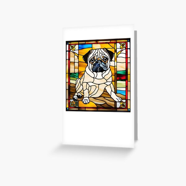 Item preview, Glass Pug designed and sold by TheBusyBeez.