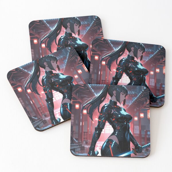 Item preview, Futuristic Cyber Warrior Woman designed and sold by ShadowTek.