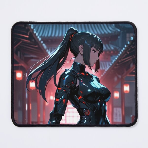 Item preview, Futuristic Cyber Warrior Woman designed and sold by ShadowTek.
