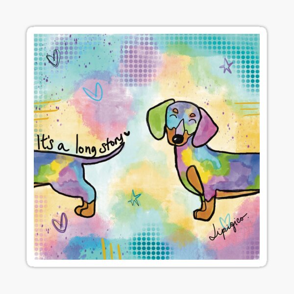 Item preview, It’s a long story designed and sold by LipigicoArt.