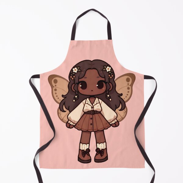 Item preview, Kawaii Fairycore Cottagecore Fairy Girl 3 Pink Background designed and sold by AnmitsuArt.