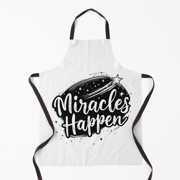 Item preview, Miracles Happen - Inspirational Faith-Based Typography Design designed and sold by Redblackman.