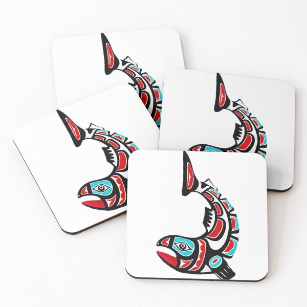 Item preview, Native Salmon Symbol designed and sold by ViaARTfactory.