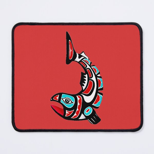 Item preview, Native Salmon Symbol designed and sold by ViaARTfactory.