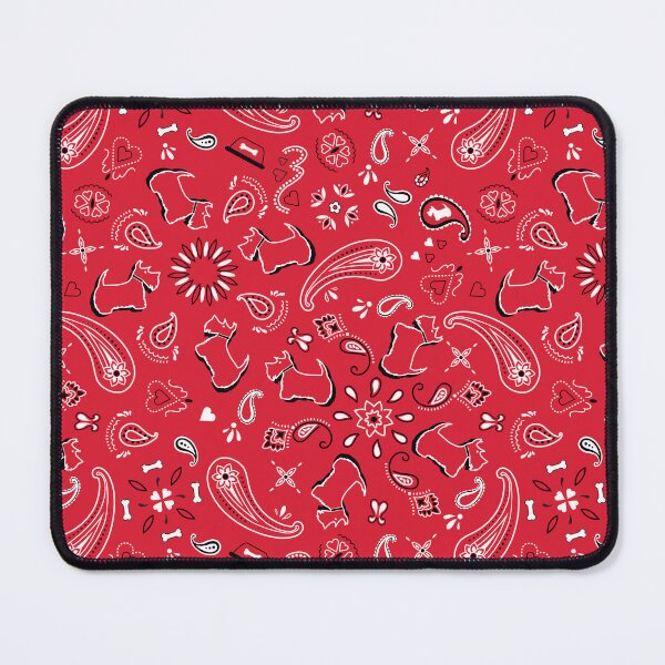 Item preview, Red Paisley Scottish Terrier designed and sold by VintageStyle.