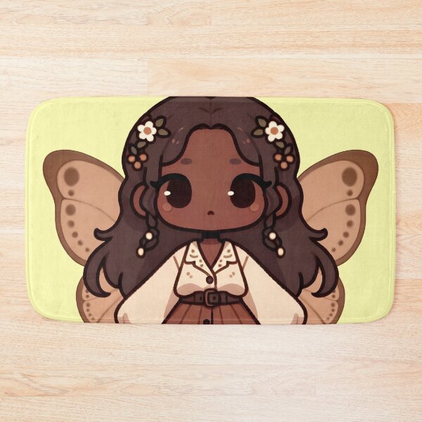 Item preview, Kawaii Fairycore Cottagecore Fairy Girl 3 Yellow Background designed and sold by AnmitsuArt.