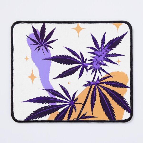 Item preview, Botanical Cannabis Leaf Illustrations Weed Art Colorful designed and sold by ART ATTACK ZONE.