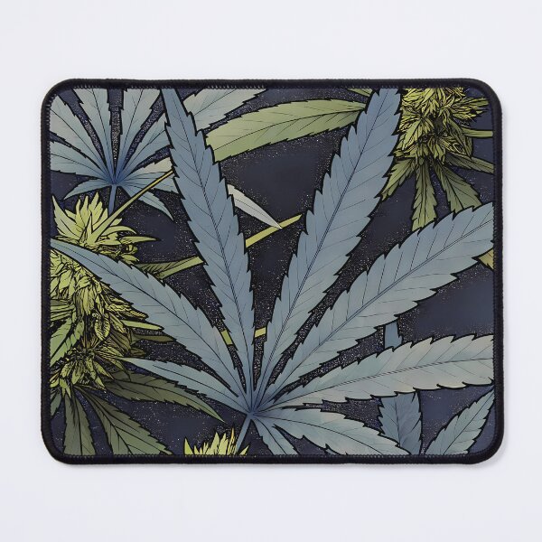 Item preview, Marijuana Botanical Cannabis Leaf Illustrations Weed Art Colorful designed and sold by ART ATTACK ZONE.