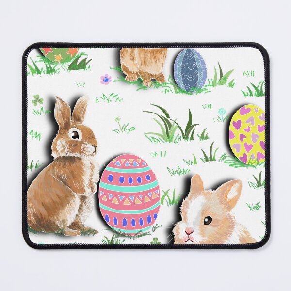 Item preview, Easter bunny and eggs designed and sold by Mijinart.