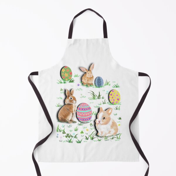 Item preview, Easter bunny and eggs designed and sold by Mijinart.