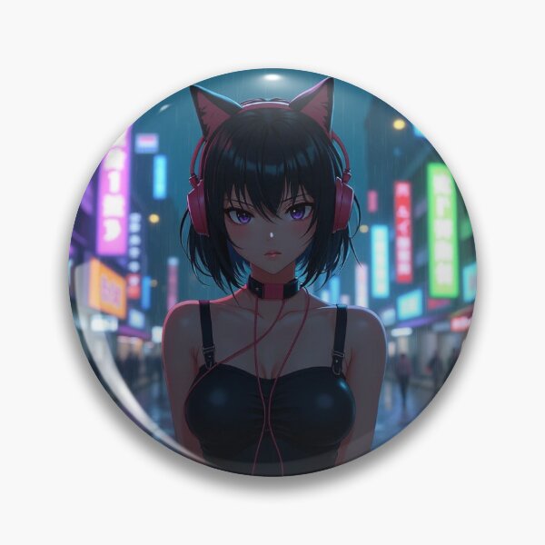 Item preview, Phonk Beats and Cyberpunk Streets Girl designed and sold by brendanre.