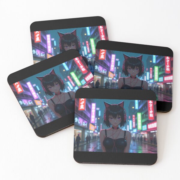 Item preview, Phonk Beats and Cyberpunk Streets Girl designed and sold by brendanre.