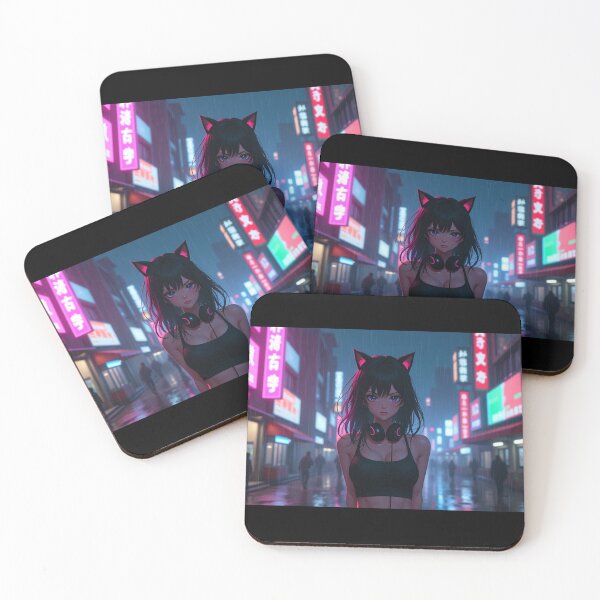 Item preview, Phonk Beats and Cyberpunk Streets Girl designed and sold by brendanre.