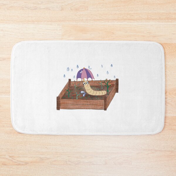 Item preview, Earthworm on a rainy day designed and sold by Mijinart.