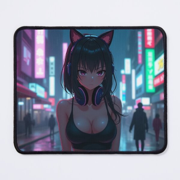 Item preview, Phonk Beats and Cyberpunk Streets Girl designed and sold by brendanre.