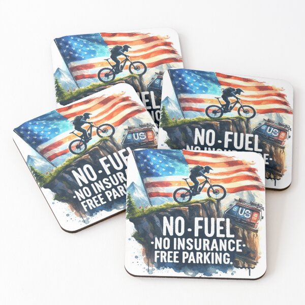 Item preview, Mountain Biking, No fuel No insurance Free parking Mountain Biking designed and sold by erkinmaddison.
