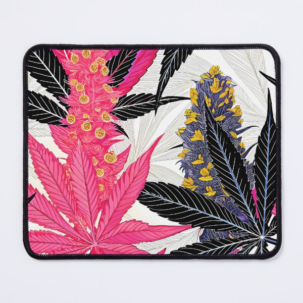 Item preview, Draw Botanical Cannabis Leaf Illustrations Weed Art Colorful designed and sold by ART ATTACK ZONE.