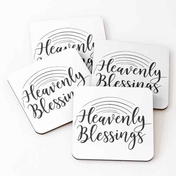 Item preview, Heavenly Blessings - Christian Faith-Based Inspirational Design designed and sold by Redblackman.