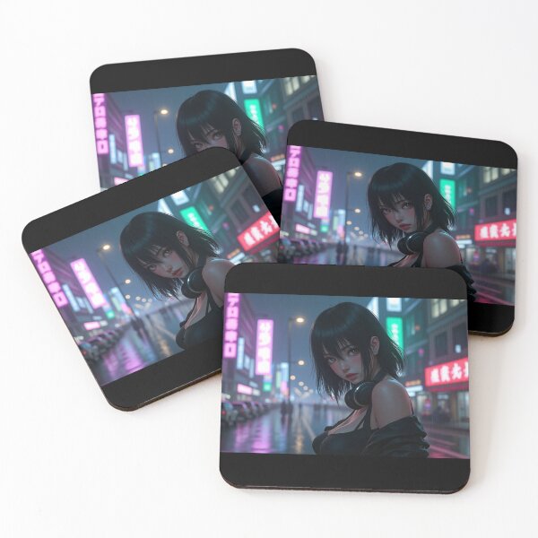 Item preview, Phonk Beats and Cyberpunk Streets Girl designed and sold by brendanre.