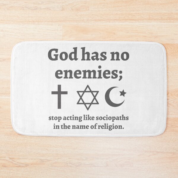 Item preview, God has no enemies. designed and sold by Rachel the Artist .