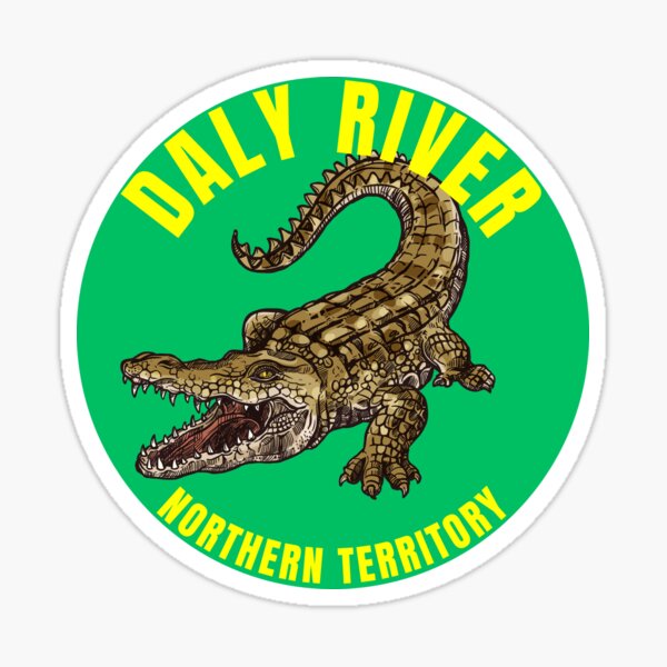 Vista previa del artículo con la obra «Río Daly 2», diseñado y vendido por Top End Stickers.