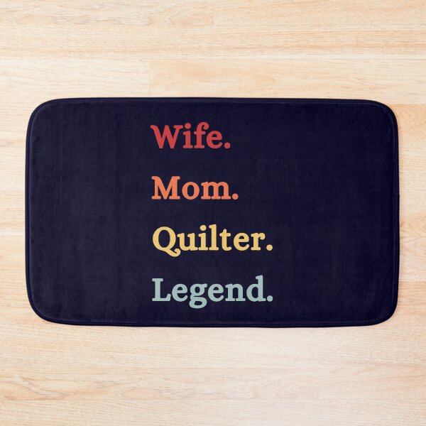 Item preview, Wife Mom Quilter Legend - Retro Quilting Quote - Quilting Lover designed and sold by Wiss2Arts.