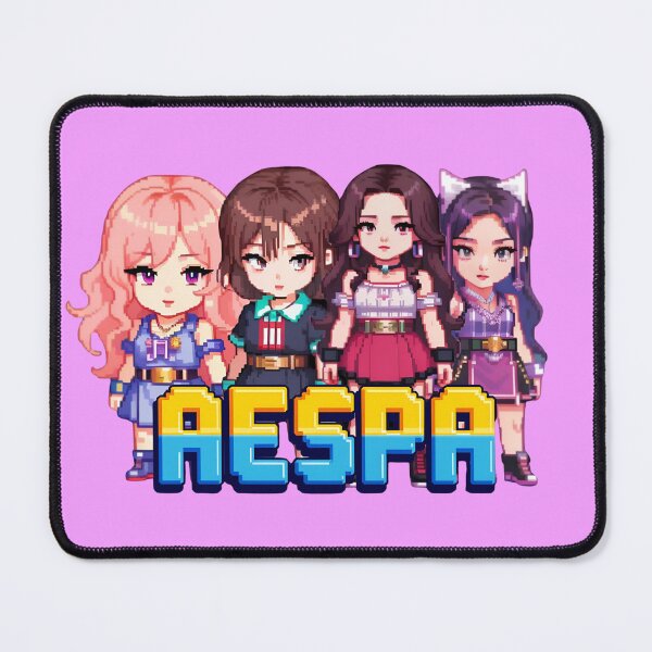 Item preview, Kpop Group Aespa Pixel Art designed and sold by Cargo CrewTees.