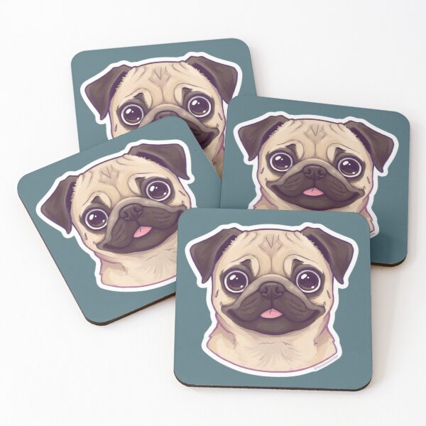 Item preview, Pug dog designed and sold by StickersRyous.