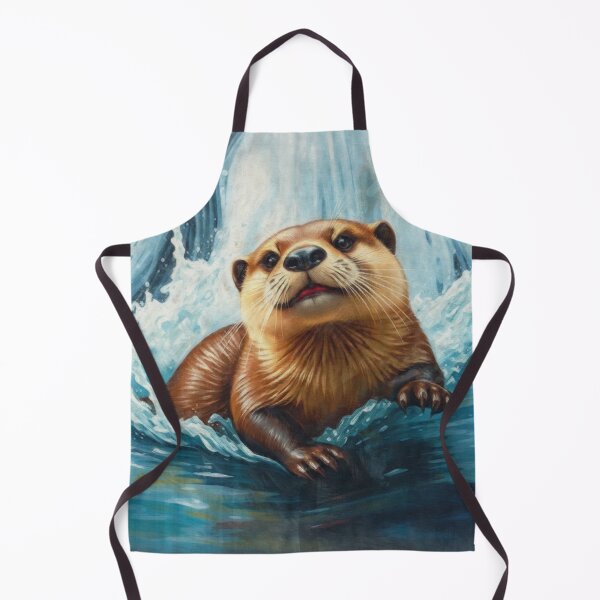 Item preview, Young River Otter and Water-Fall designed and sold by Skye Ryan-Evans.