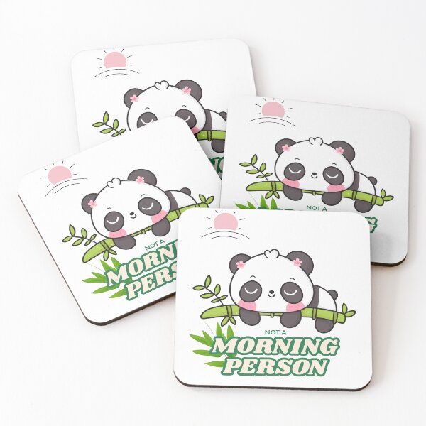 Item preview, Cute panda not a morning person designed and sold by LaUnArt.