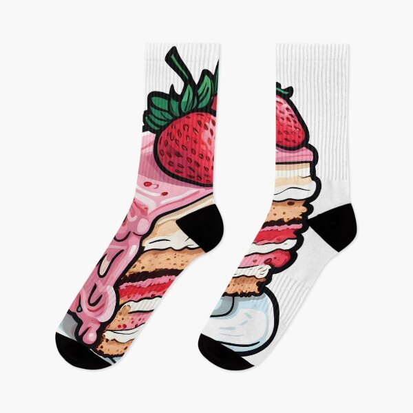 Item preview, Piece of strawberry cake designed and sold by trucomanx.