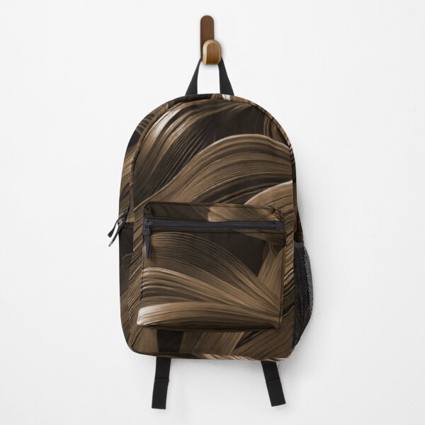 Item preview, Rich Brown Elegance - Flowing Abstract Waves designed and sold by Bellassi.