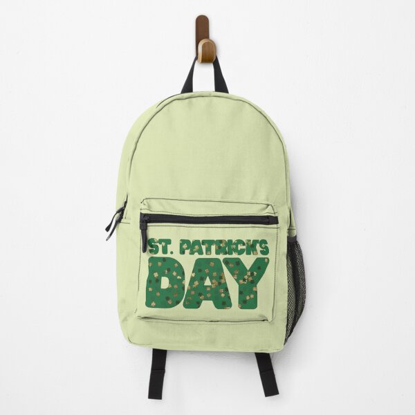 Item preview, St Patrick's Day - Typography with Gold and Green Shamrocks designed and sold by FaeryNuff.