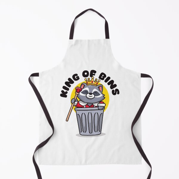 Item preview, King of bins racoon (on light colors) designed and sold by messy-nessie.