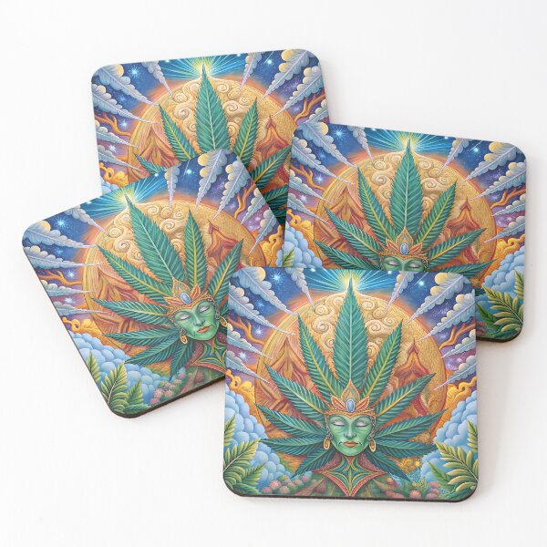Item preview, Bruce Banner Cannabis Leaf Illustrations Weed Art Colorful designed and sold by ART ATTACK ZONE.