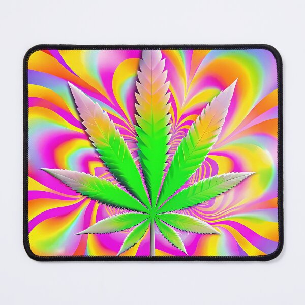 Item preview, Cheetah Piss Cannabis Leaf Illustrations Weed Art Colorful designed and sold by ART ATTACK ZONE.