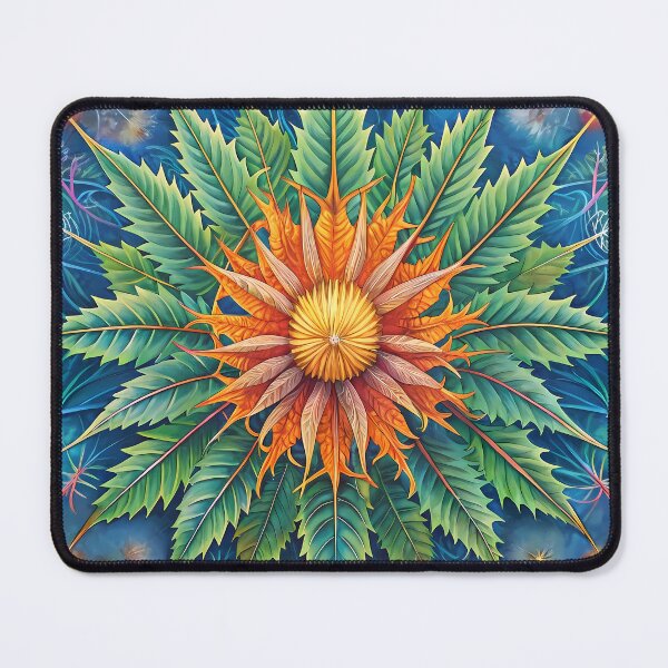 Item preview, Tropicana Cookies Cannabis Leaf Illustrations Weed Art Colorful designed and sold by ART ATTACK ZONE.