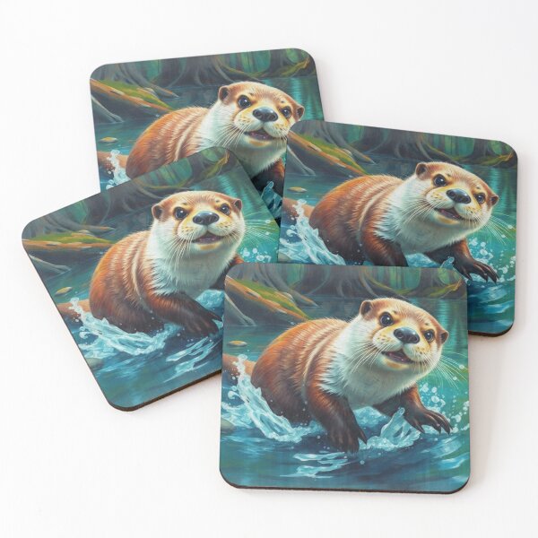 Artikelvorschau, Otter im Wasser entworfen und verkauft von Skye Ryan-Evans.
