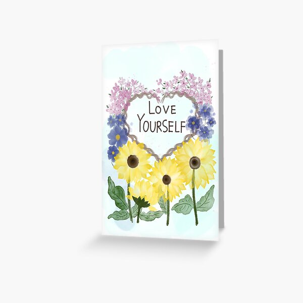 Artikel-Vorschau von Florale Selbstliebe-Illustration, designt und verkauft von PrajaktaPathak.