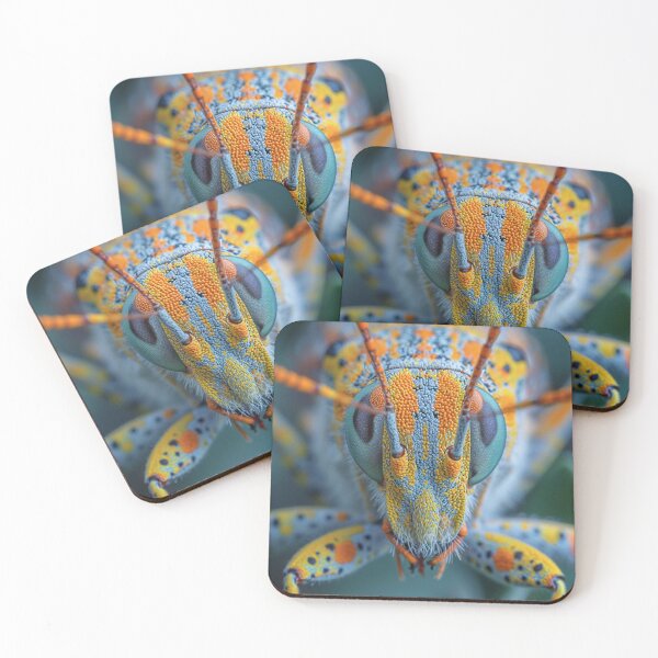 Item preview, Digitalized closeup colourful of a bug. designed and sold by maisy69.