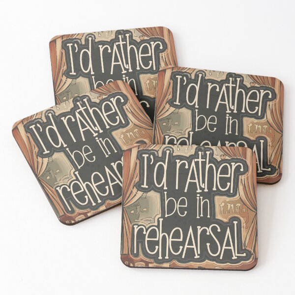 Item preview, I'd Rather be in Rehearsal   designed and sold by Back2Collage.