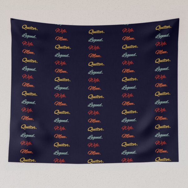 Item preview, Wife Mom Quilter Legend - Retro Quilting Quote - Quilting Lover designed and sold by Wiss2Arts.